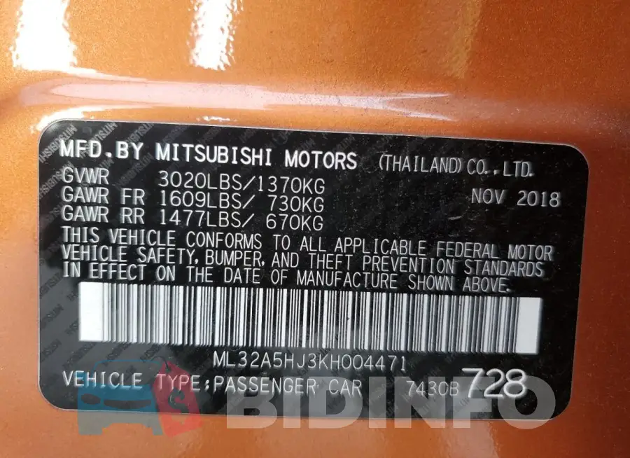 ML32A5HJ3KH004471 Photo# 12