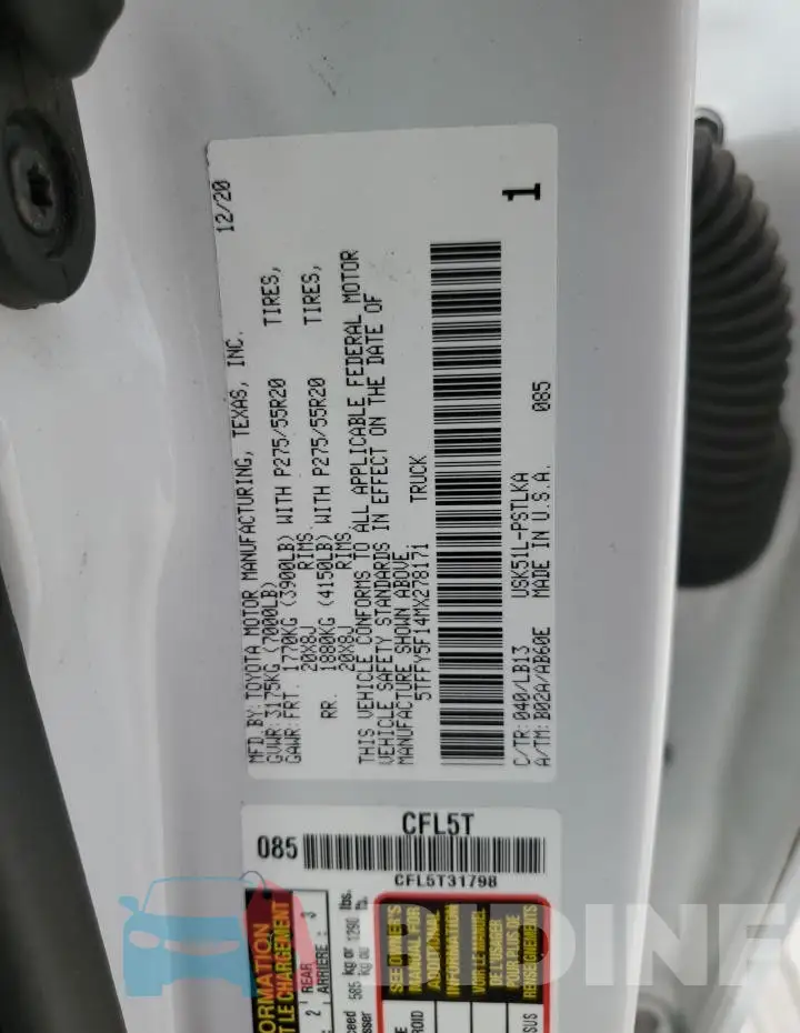 5TFFY5F14MX278171 Photo# 12