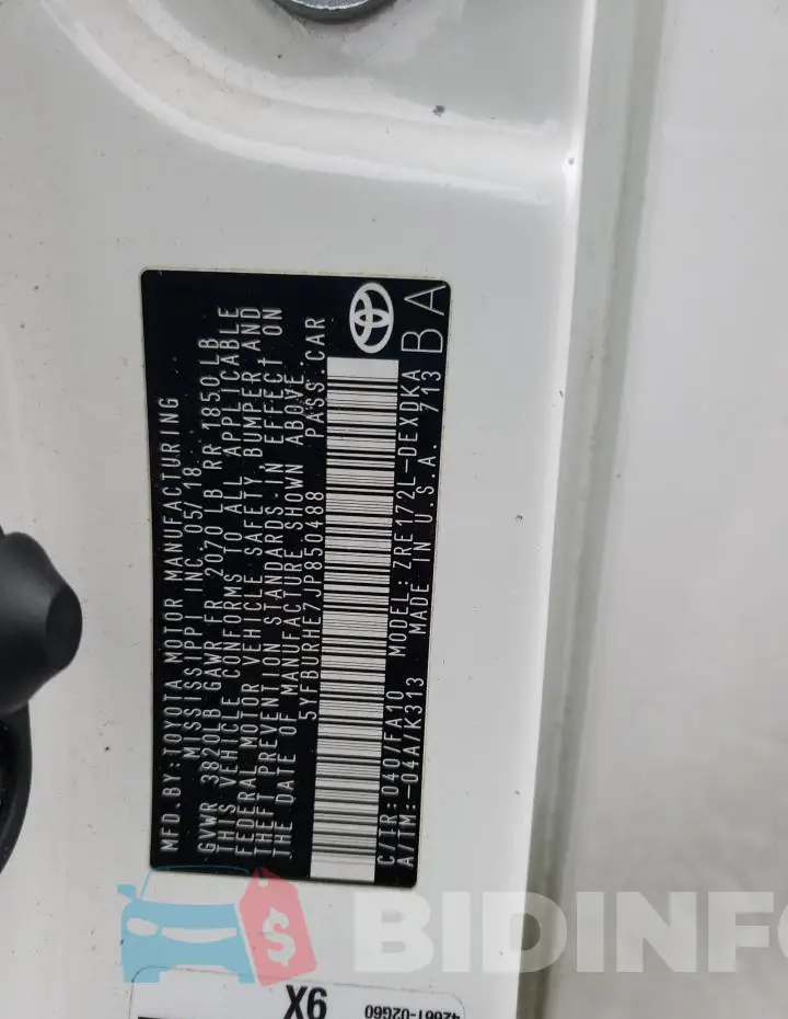 5YFBURHE7JP850488 Photo# 12