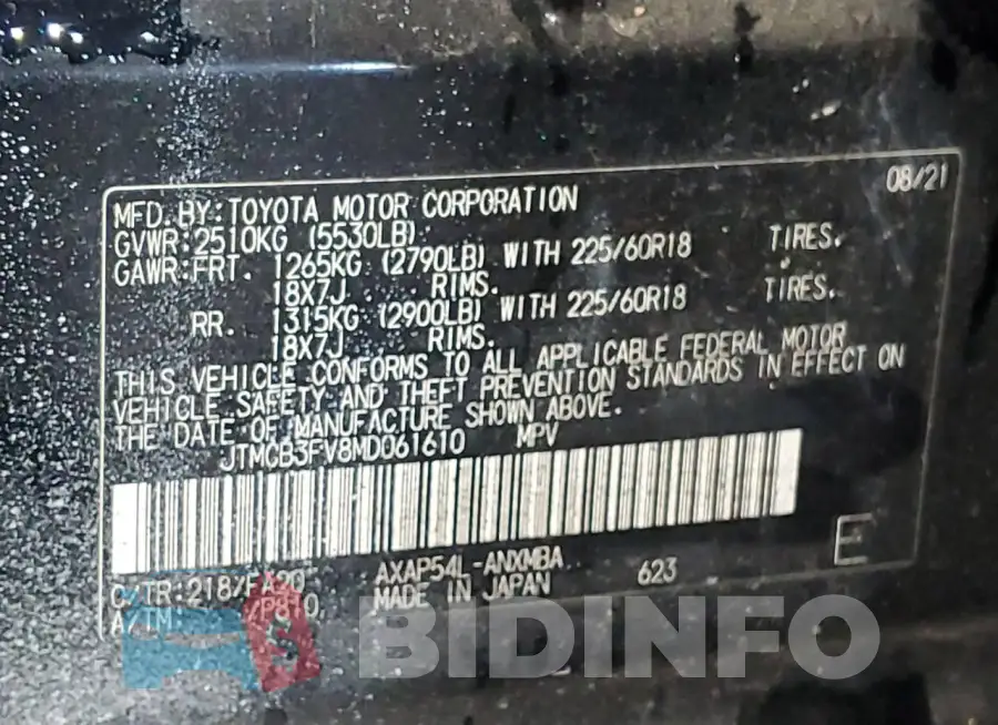 JTMCB3FV8MD061610 Photo# 12