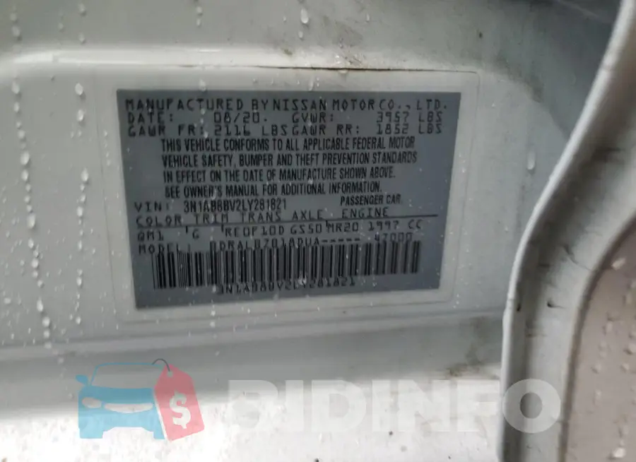 3N1AB8BV2LY281821 Photo# 12