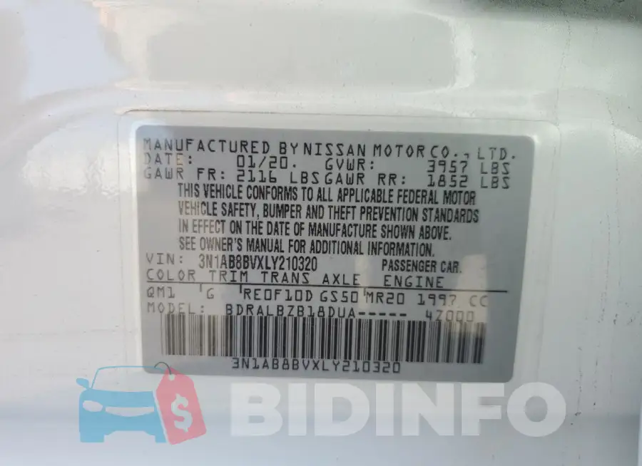 3N1AB8BVXLY210320 Photo# 12