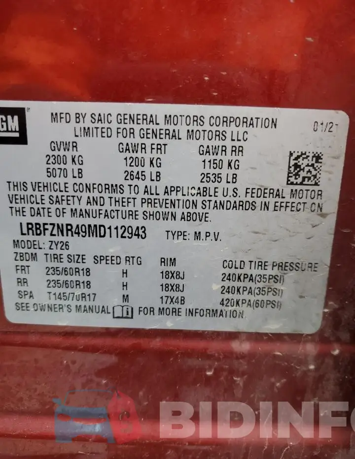 LRBFZNR49MD112943 Photo# 12