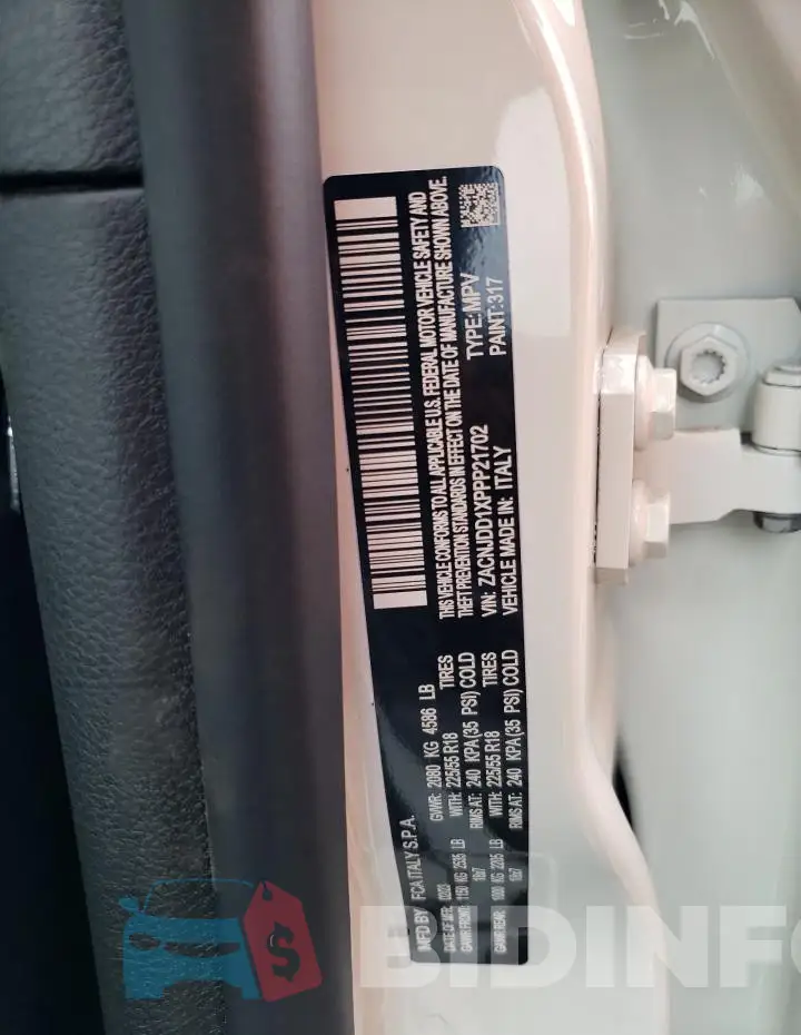 ZACNJDD1XPPP21702 Photo# 12