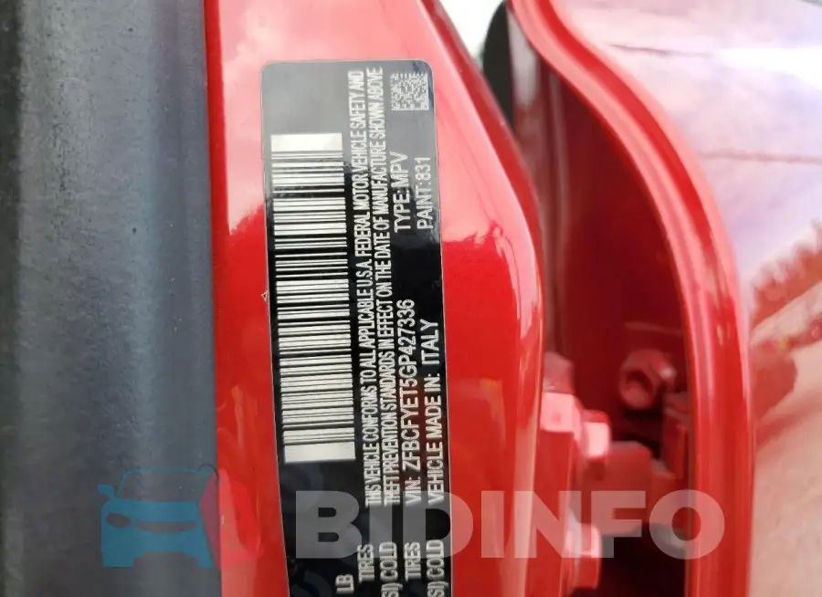 ZFBCFYET5GP427336 Photo# 12