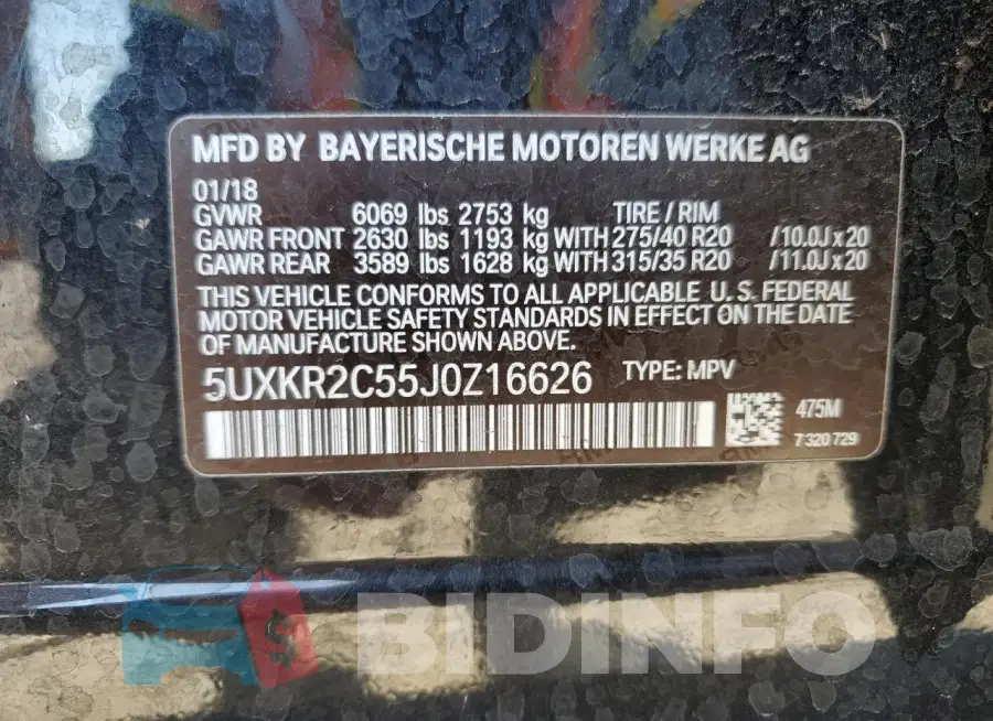 5UXKR2C55J0Z16626 Photo# 13