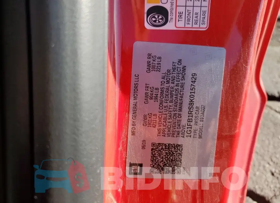 1G1FB1RS8K0157429 Photo# 12
