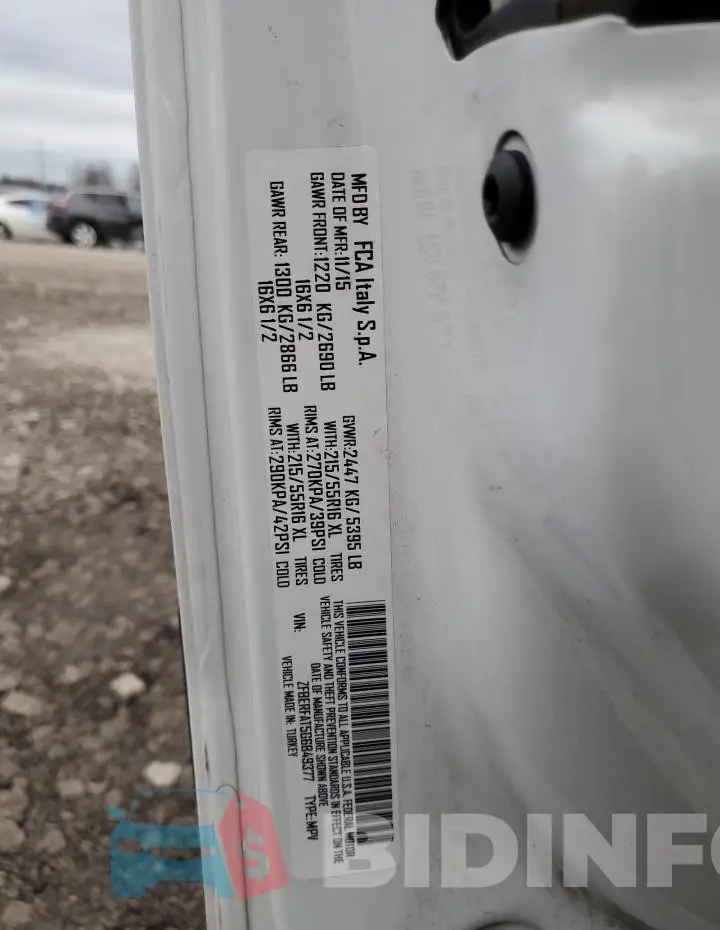 ZFBERFAT5G6B49377 Photo# 12