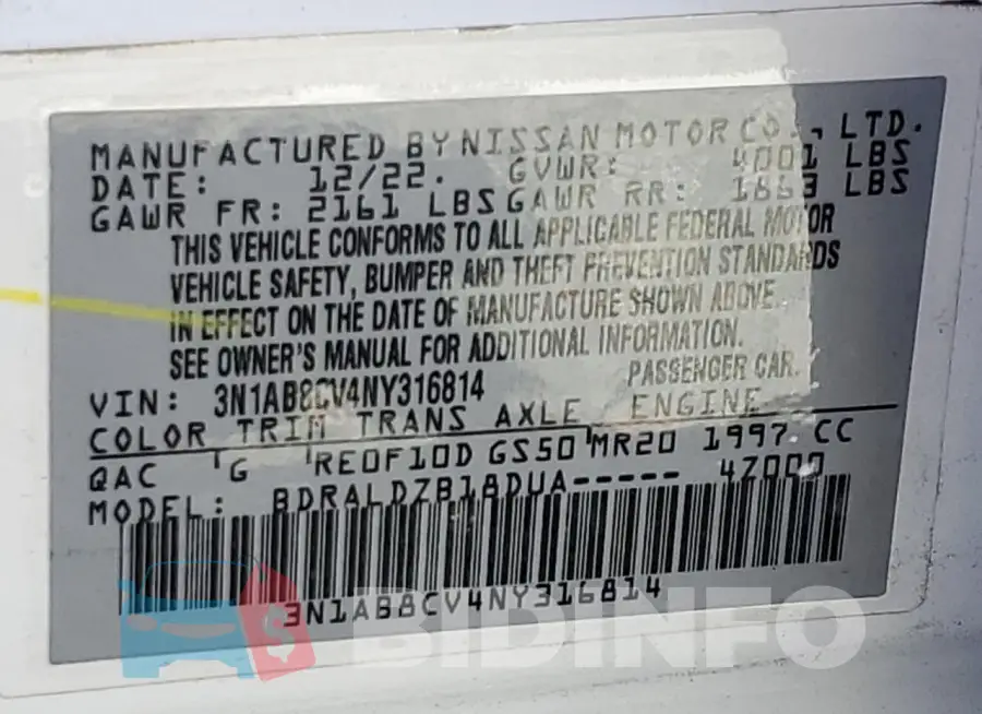 3N1AB8CV4NY316814 Photo# 12