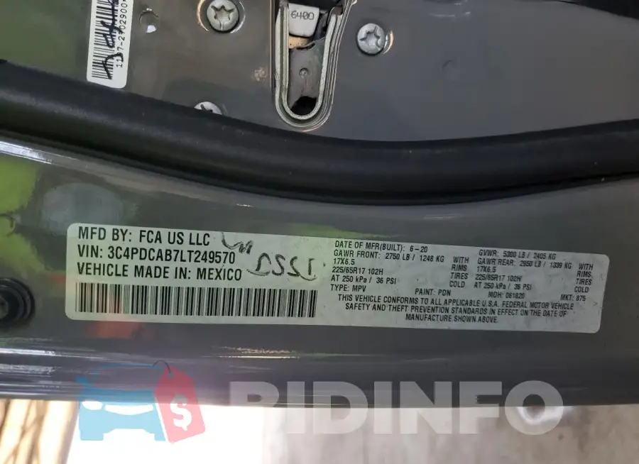 3C4PDCAB7LT249570 Photo# 12