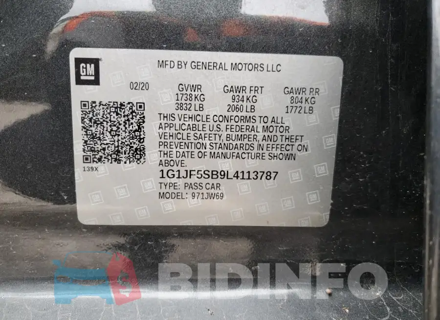 1G1JF5SB9L4113787 Photo# 13