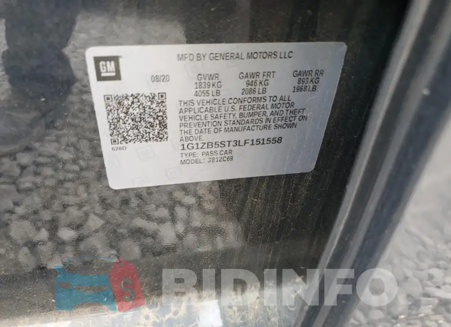 1G1ZB5ST3LF151558 Photo# 12