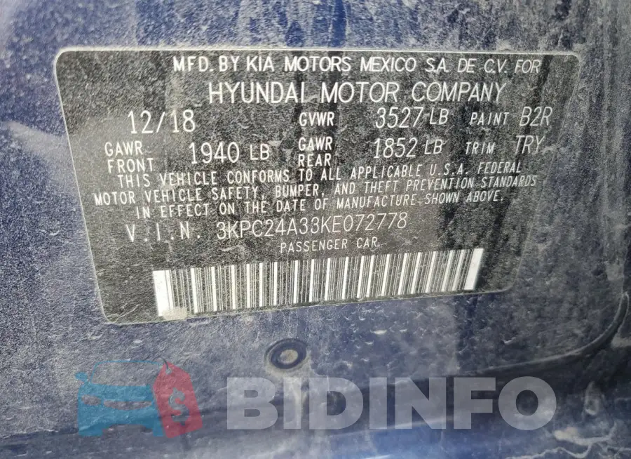 3KPC24A33KE072778 Photo# 13