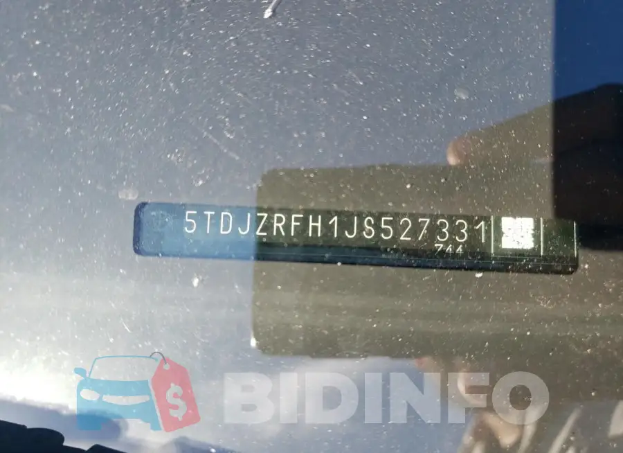 5TDJZRFH1JS527331 Photo# 12