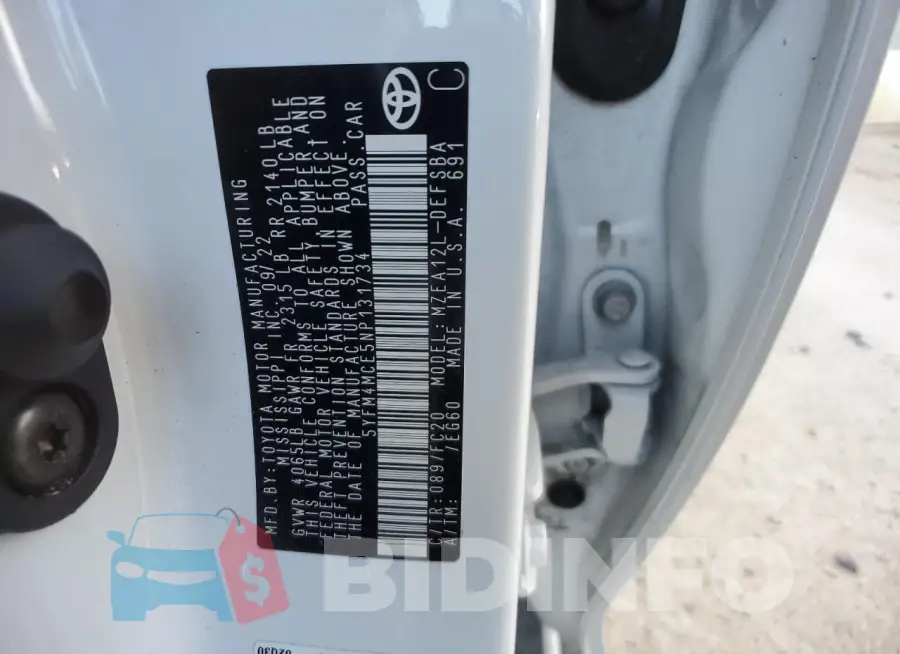 5YFM4MCE5NP131734 Photo# 12