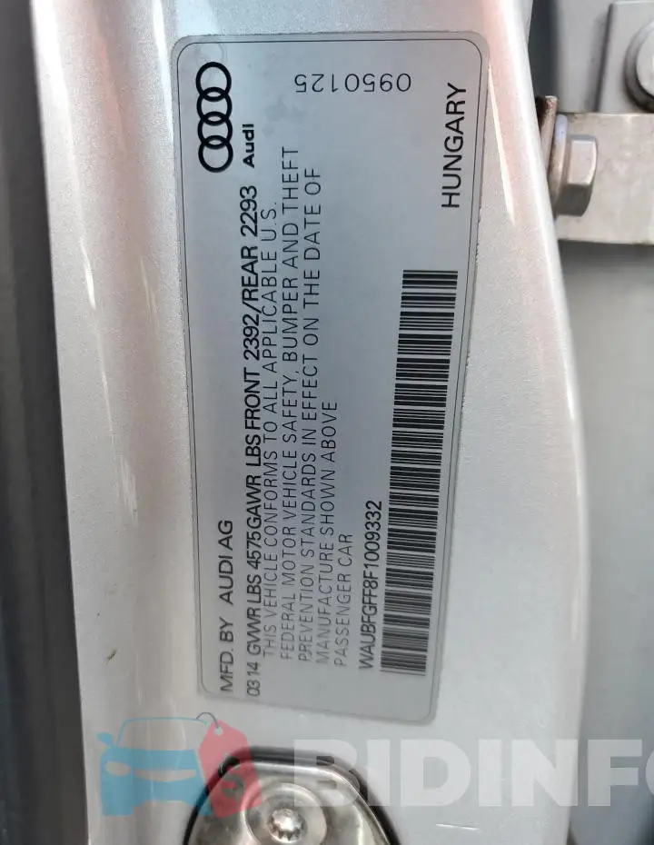 WAUBFGFF8F1009332 Photo# 12