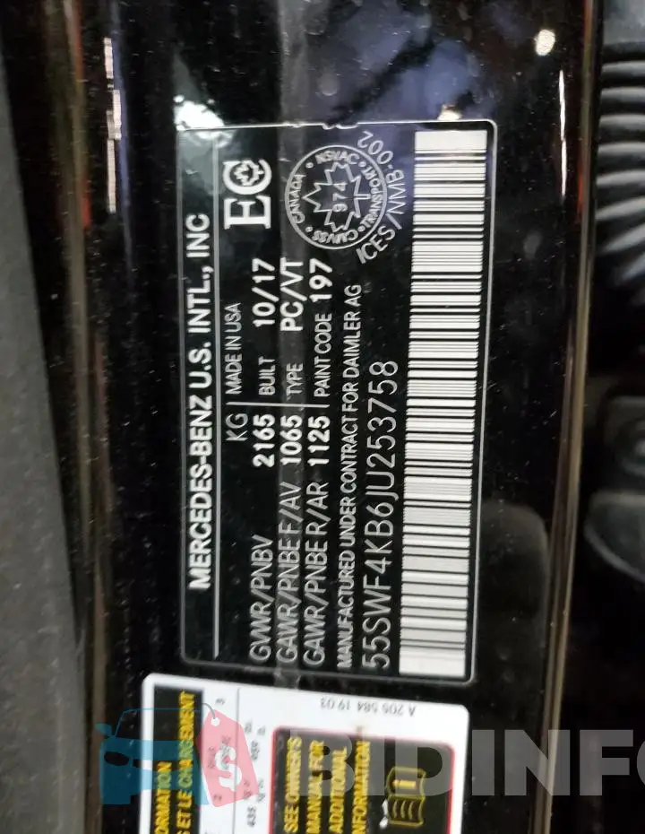 55SWF4KB6JU253758 Photo# 13