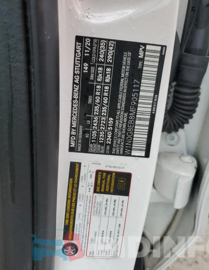 W1N0G8EB8MF905117 Photo# 13