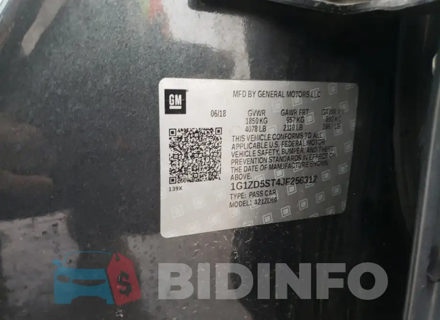 1G1ZD5ST4JF256312 Photo# 13