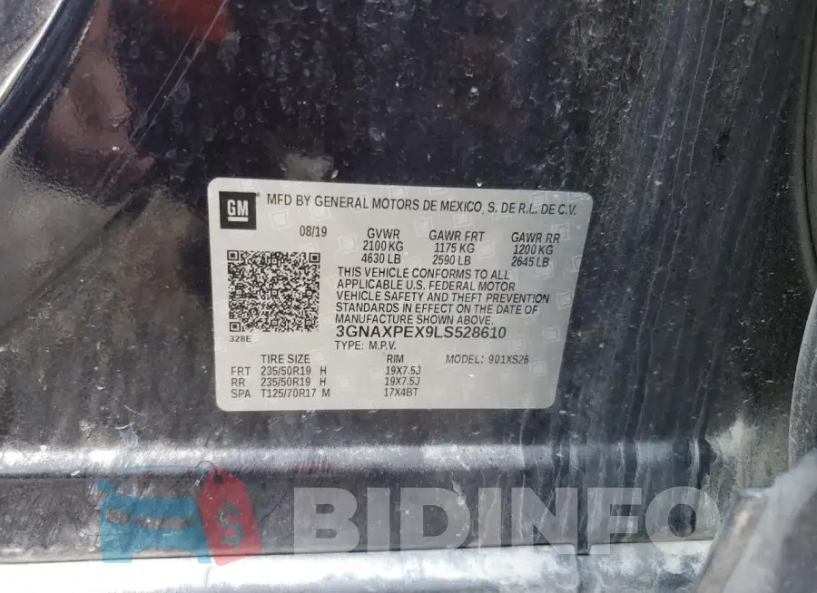 3GNAXPEX9LS528610 Photo# 12