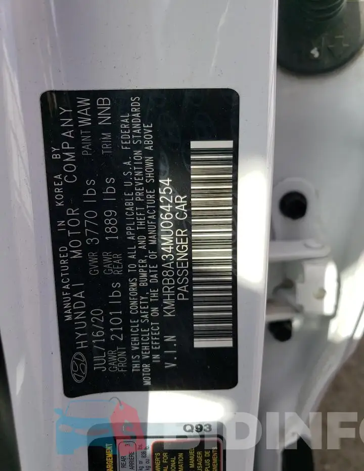 KMHRB8A34MU064254 Photo# 12