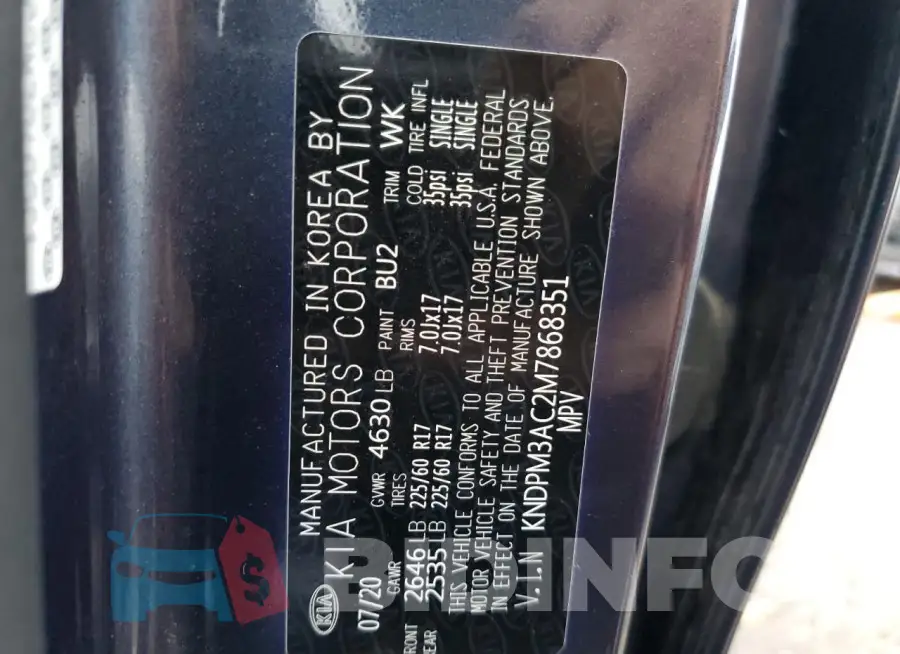 KNDPM3AC2M7868351 Photo# 13