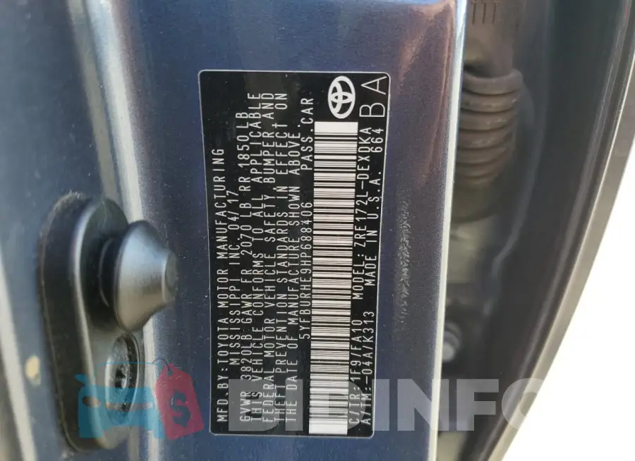 5YFBURHE9HP688406 Photo# 12
