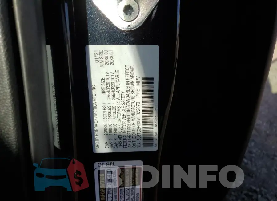 5J8TC2H6XML022070 Photo# 13