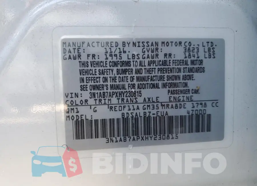 3N1AB7APXHY230815 Photo# 12