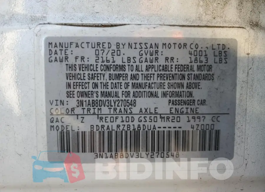 3N1AB8DV3LY270548 Photo# 12
