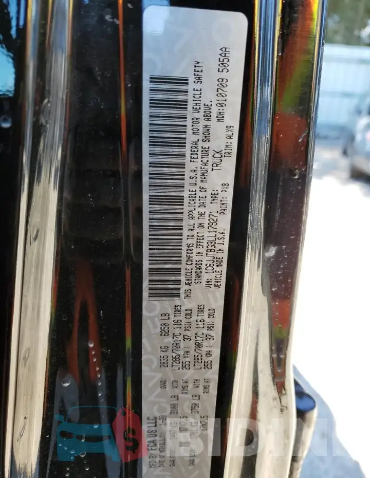 1C6JJTBG3LL179271 Photo# 13
