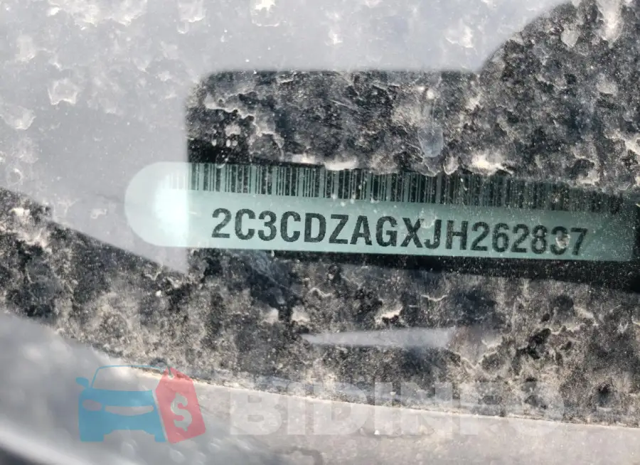2C3CDZAGXJH262837 Photo# 12