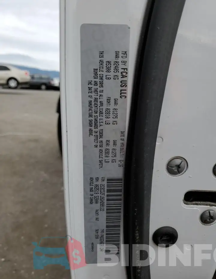 2C3CDZFJ9GH289122 Photo# 12