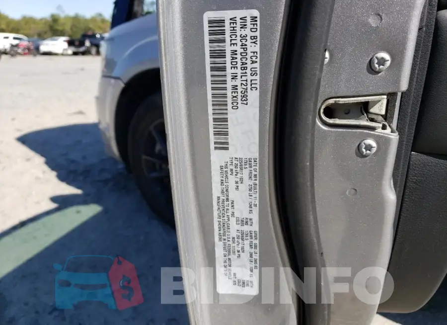 3C4PDCAB1LT275937 Photo# 14