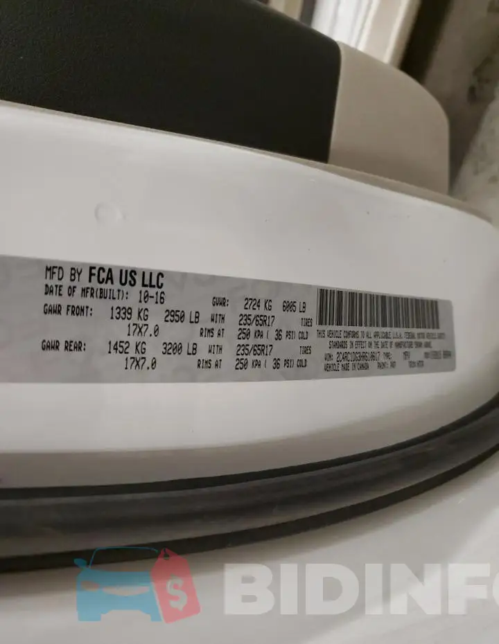 2C4RC1DG3HR610617 Photo# 13