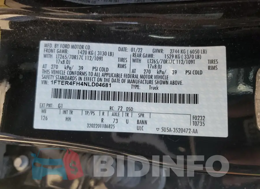 1FTER4FH4NLD04681 Photo# 13