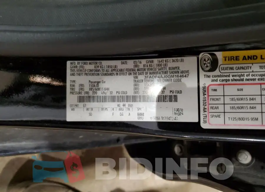 3FADP4AJ0GM164647 Photo# 12