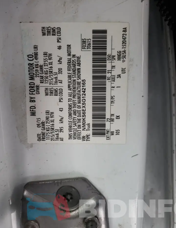 NM0KS6EX5G1242165 Photo# 12