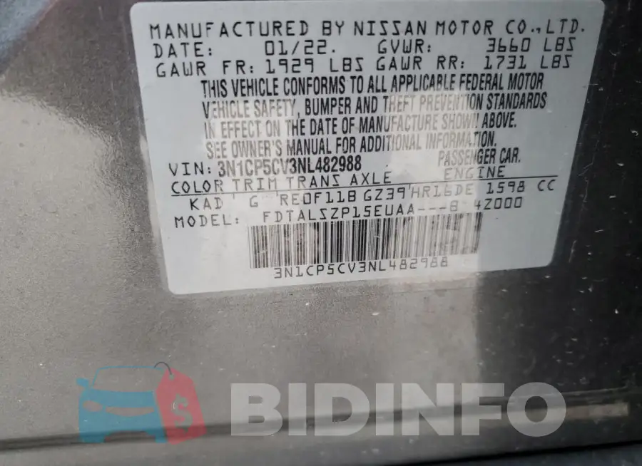 3N1CP5CV3NL482988 Photo# 12