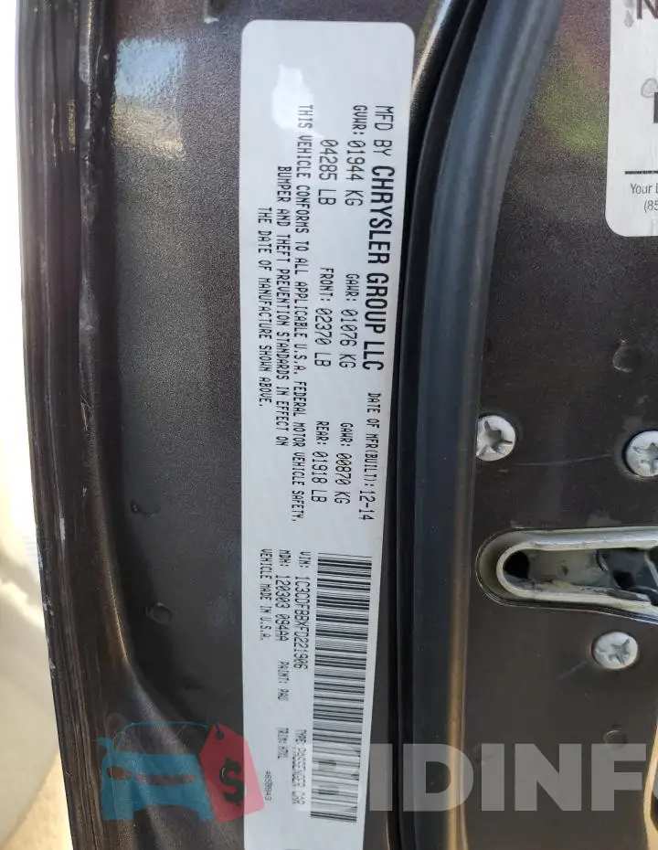 1C3CDFBB7GD571110 Photo# 12