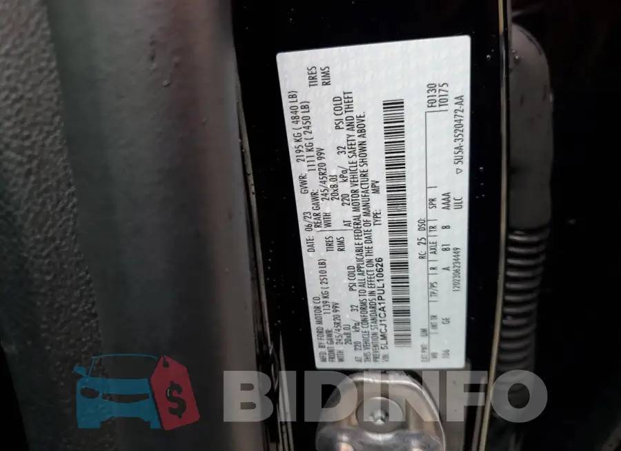 5LMCJ1CA1PUL10626 Photo# 13