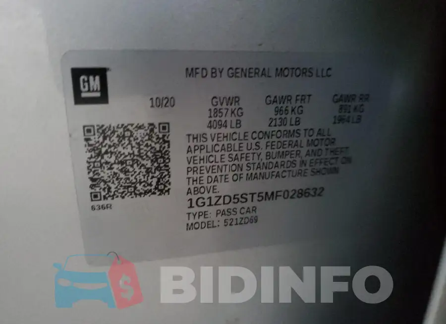 1G1ZD5ST5MF028632 Photo# 12