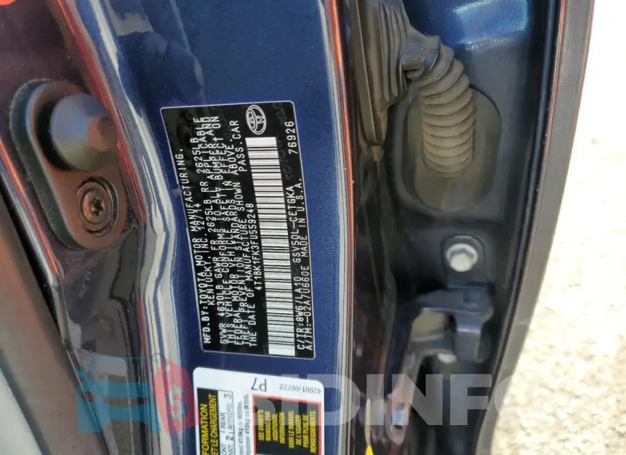 4T1BK1FK3FU559248 Photo# 12