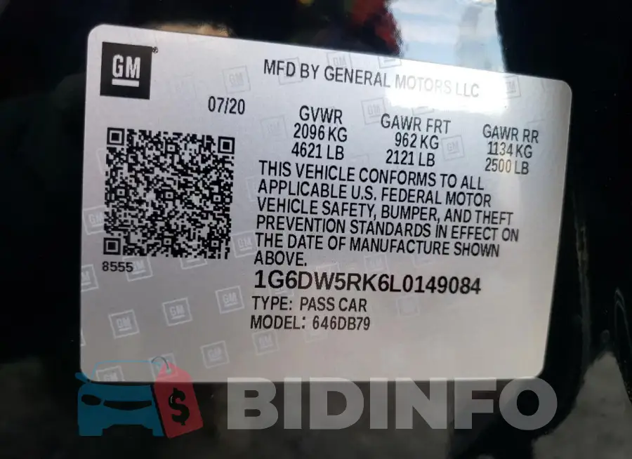 1G6DW5RK6L0149084 Photo# 12
