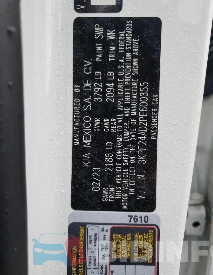 3KPF24AD2PE600355 Photo# 12