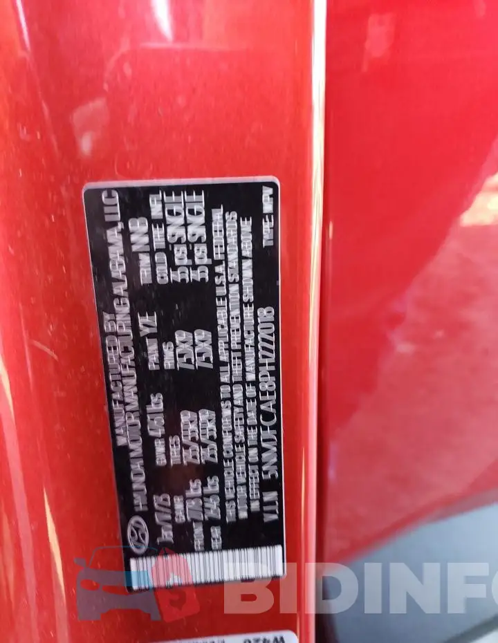 5NMJFCAE8PH222018 Photo# 14