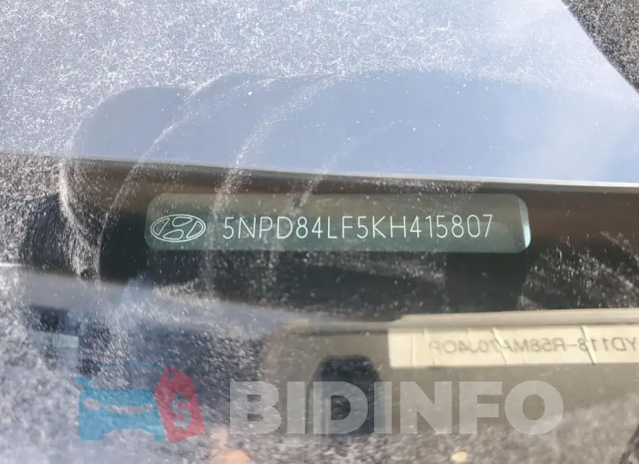 5NPD84LF5KH415807 Photo# 12