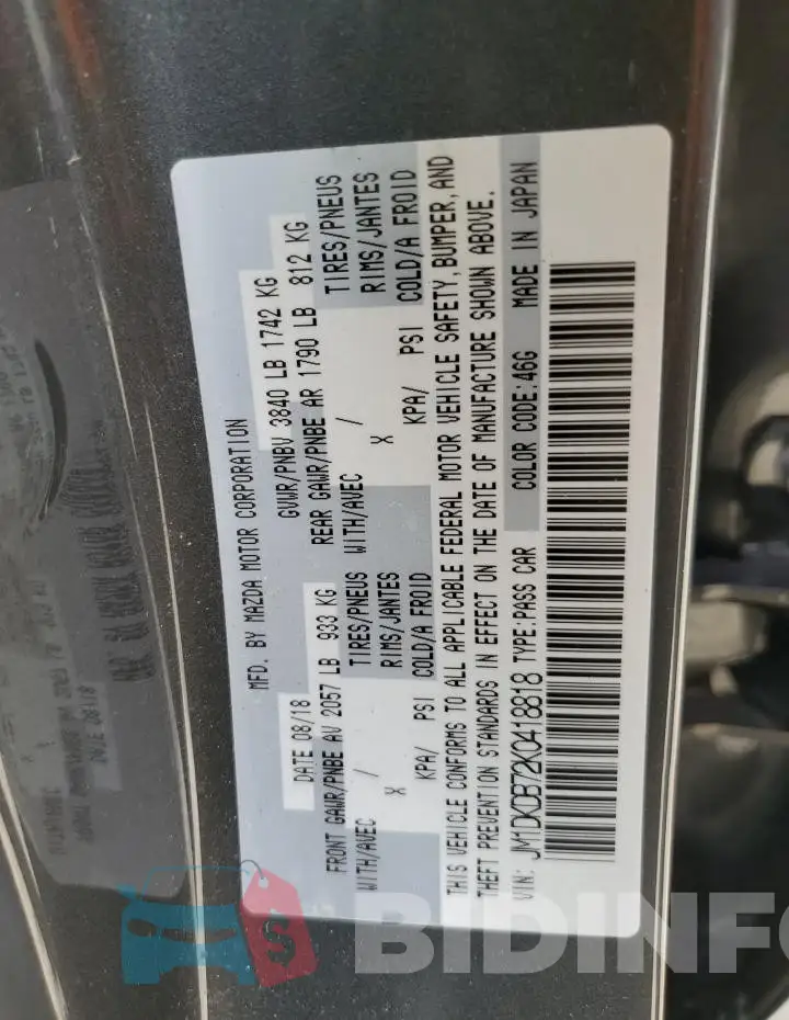 JM1DKDB72K0418818 Photo# 13