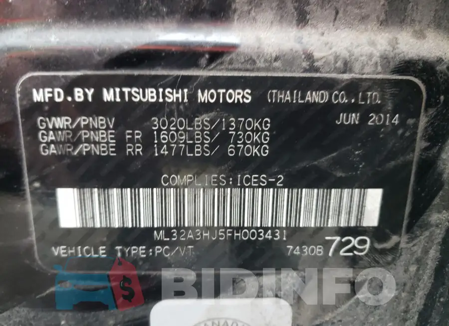 ML32A3HJ5FH003431 Photo# 12