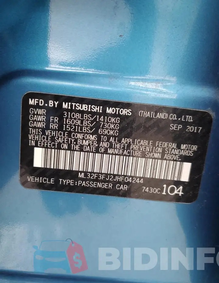ML32F3FJ2JHF04244 Photo# 12